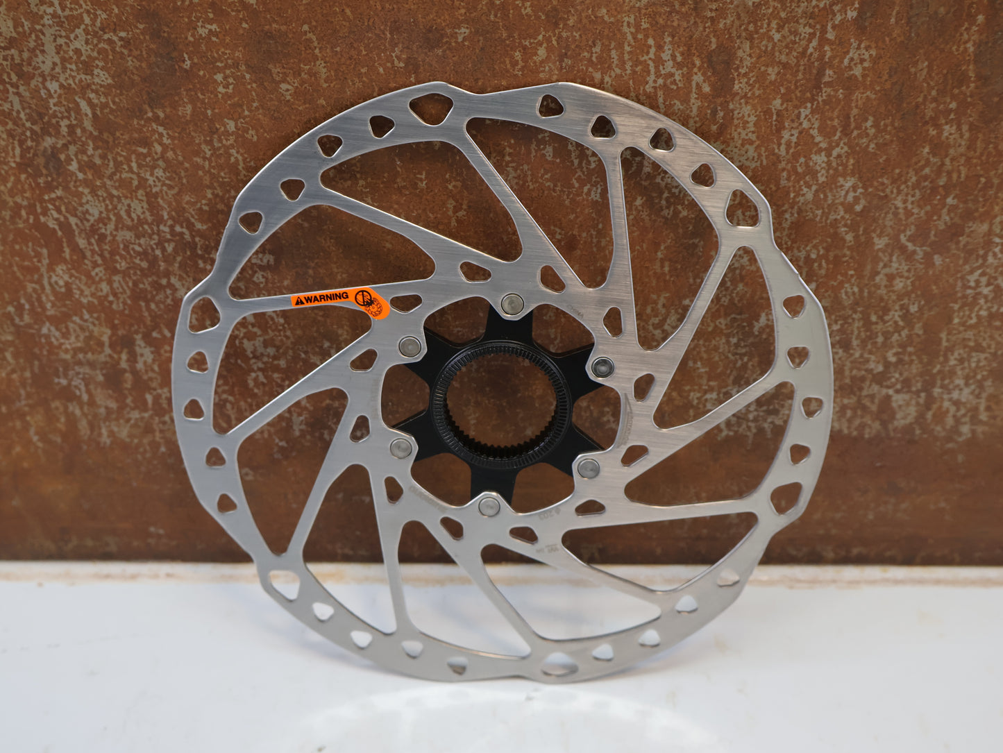 SHIMANO SM-RT64 BREMSSCHEIBE / 203MM CENTER LOCK ENDURO MTB DH SILBER