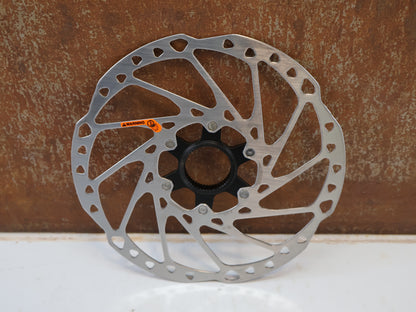 SHIMANO SM-RT64 BREMSSCHEIBE / 203MM CENTER LOCK ENDURO MTB DH SILBER