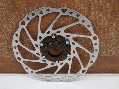 SHIMANO SM-RT64 BREMSSCHEIBE / 203MM CENTER LOCK ENDURO MTB DH SILBER
