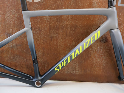 SPECIALIZED TARMAC SL6 DISC RAHMENSET / GRÖßE 52 CM / SATIN COOL GREY CARBON FRAMESET