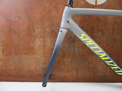 SPECIALIZED TARMAC SL6 DISC RAHMENSET / GRÖßE 52 CM / SATIN COOL GREY CARBON FRAMESET
