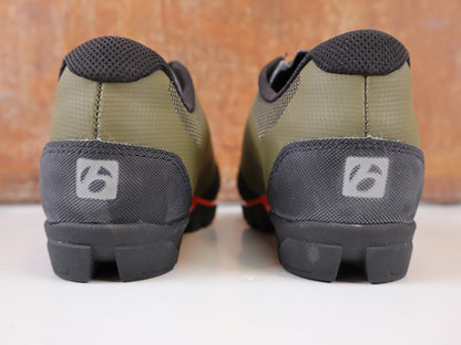 BONTRAGER FORAY MTB SHOE / BOA L6 / SIZE 40 / OLIVE GREY & ORANGE