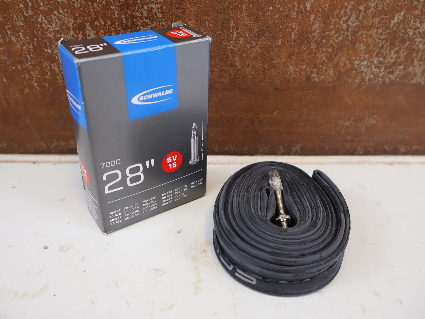 SCHWALBE NR. 15 SCHLAUCH 28 ZOLL PRESTA SV 40MM RENNRAD 105G