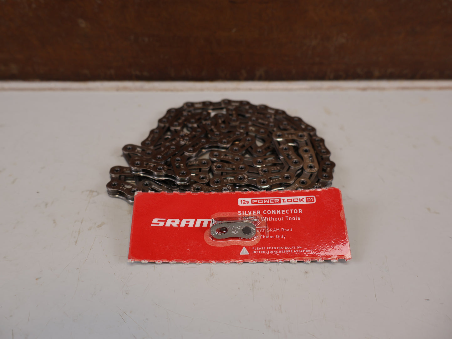 SRAM RED E1 KETTE FLATTOP 12 / 13 FACH SILBER 108 GL