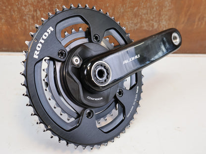 ROTOR INSPIDER ALDHU CARBON POWERMETER KURBEL 172.5MM 50/34T ANT+ & BLUETOOTH