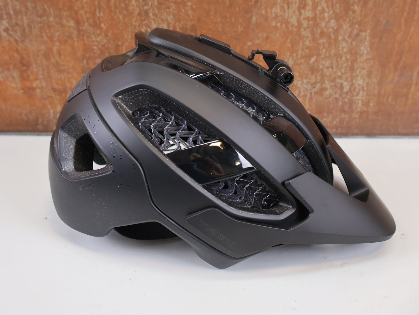 TREK RALLY WAVECEL MTB HELMET / BLACK MATTE / SIZE M / FIDLOCK / 380G