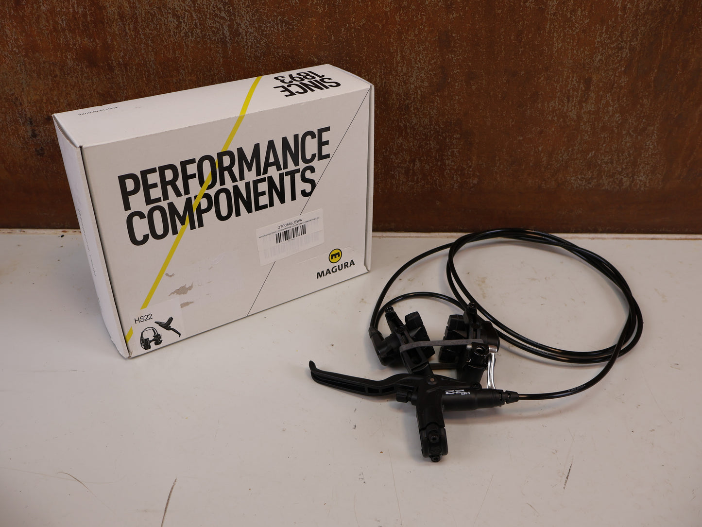 MAGURA HS22 EVO 2 FELGENBREMSE EASY MOUNT 3-FINGER HEBEL SCHWARZ OHNE MONTAGEZUBEHÖR