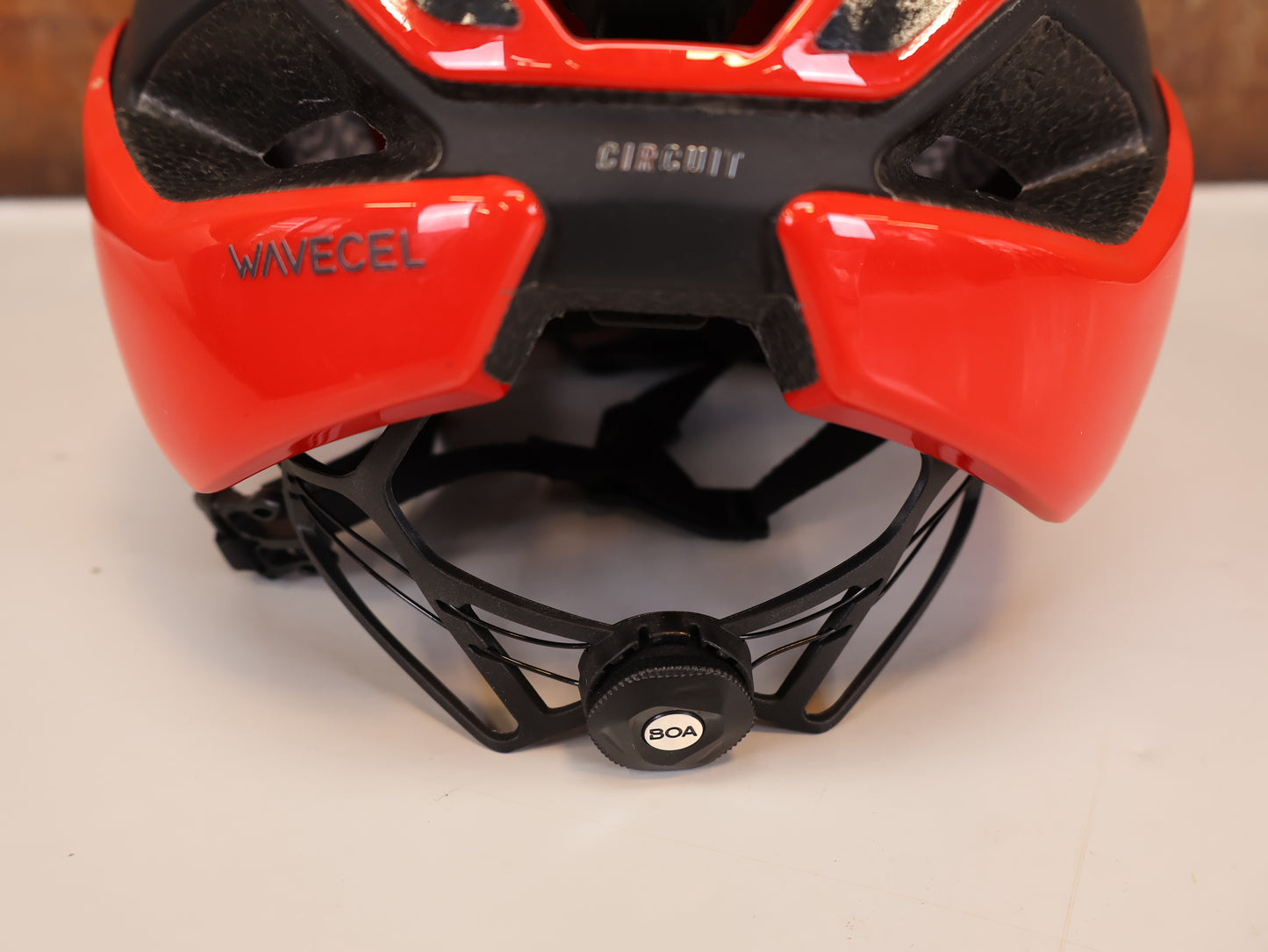 BONTRAGER CIRCUIT WAVECEL HELMET / VIPER RED / SIZE S / BOA SYSTEM