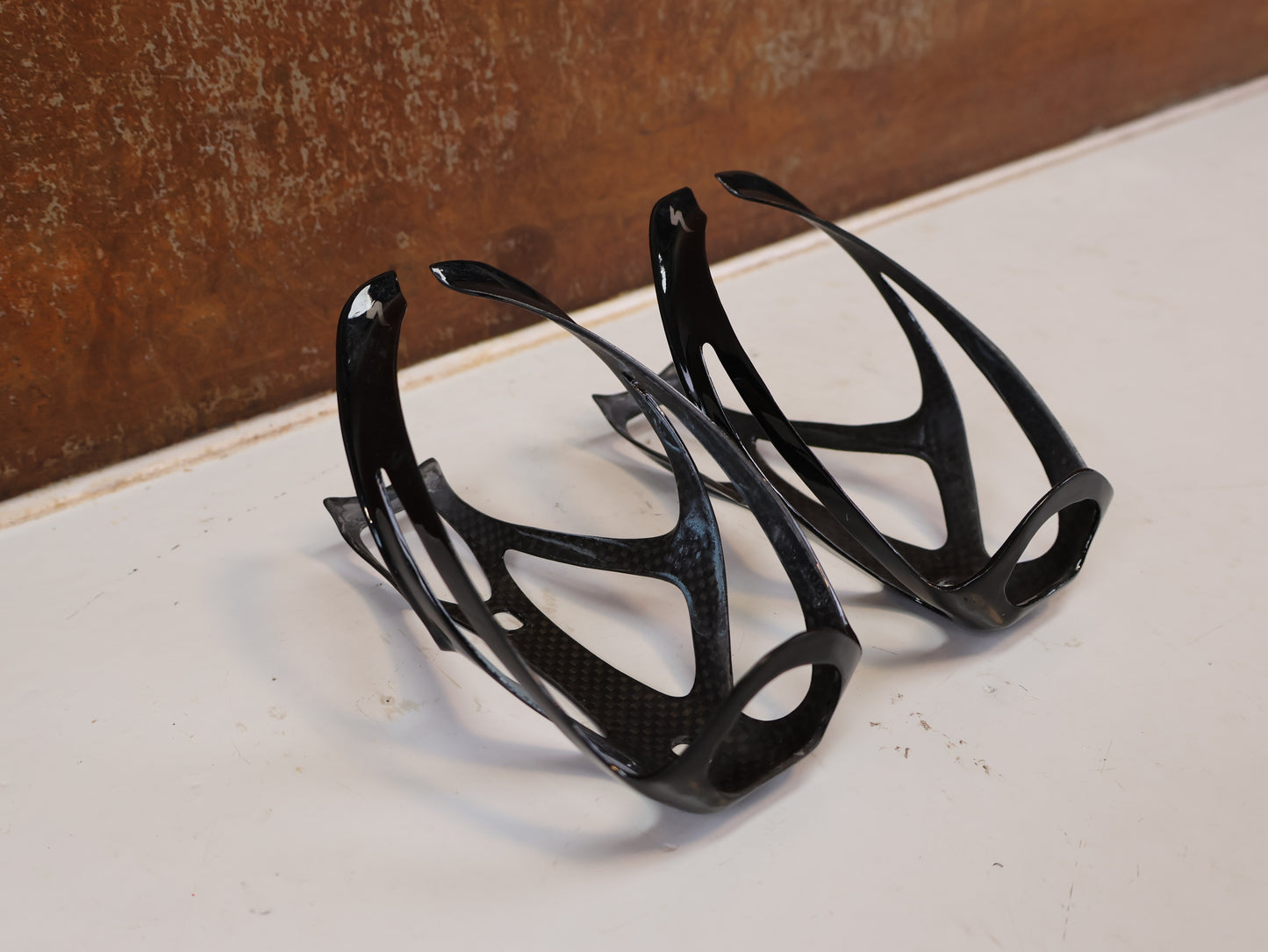 SPECIALIZED S-WORKS CARBON RIB CAGE III / FLASCHENHALTER SET (2 STÜCK) / CARBON GLOSS BLACK