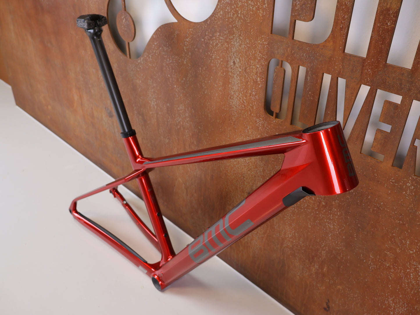 BMC TWOSTROKE 01 RAHMENSET / GRÖSSE M / RED GREY / PREMIUM CARBON / 1420G