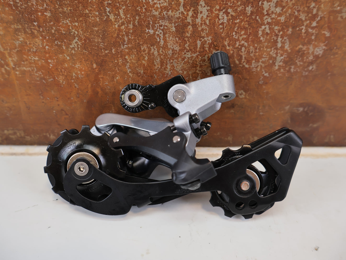 SHIMANO 105 RD-R7000 SCHALTWERK GS SILBER / 2X11-FACH / MITTELLANG BIS 34Z