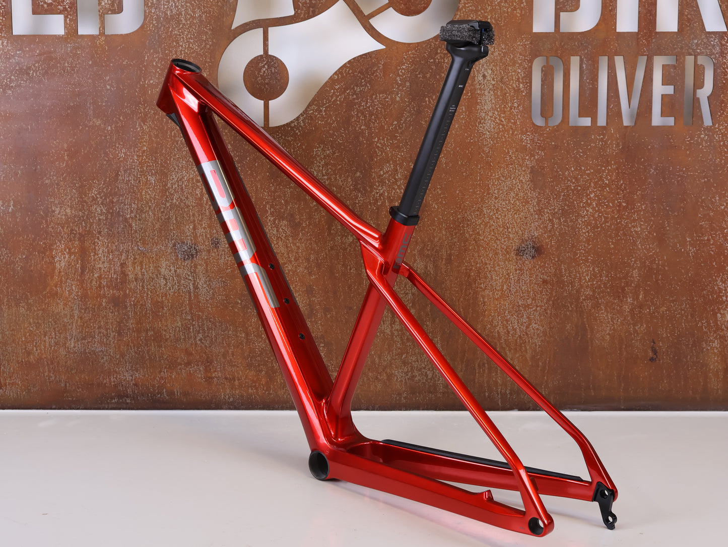 BMC TWOSTROKE 01 RAHMENSET / GRÖSSE S / RED GREY / PREMIUM CARBON / 1360G