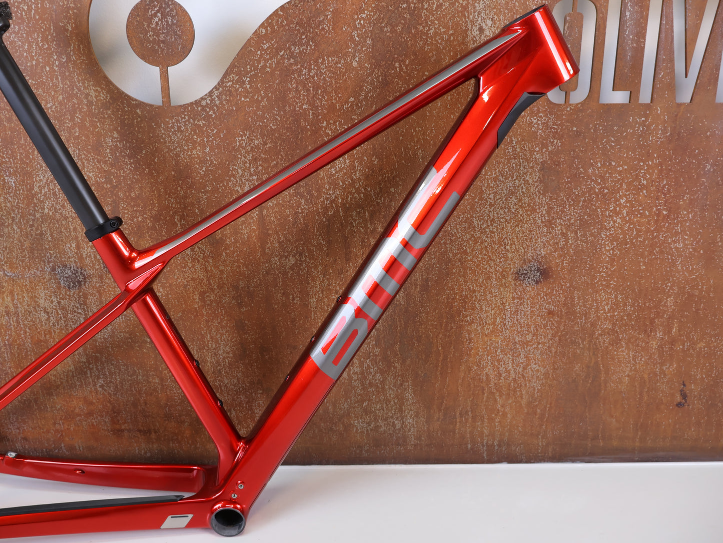 BMC TWOSTROKE 01 RAHMENSET / GRÖSSE S / RED GREY / PREMIUM CARBON / 1360G
