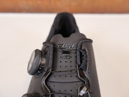 TREK RSL ROAD BIKE SHOE / SIZE 43 / BLACK / OCLV CARBON / METNET / 252G