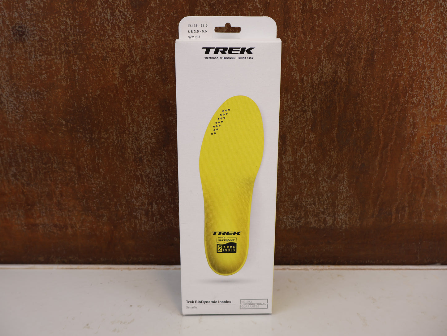 TREK BIODYNAMIC EINLEGESOHLEN / FAHRRADSCHUHE MITTELHOCH GELB