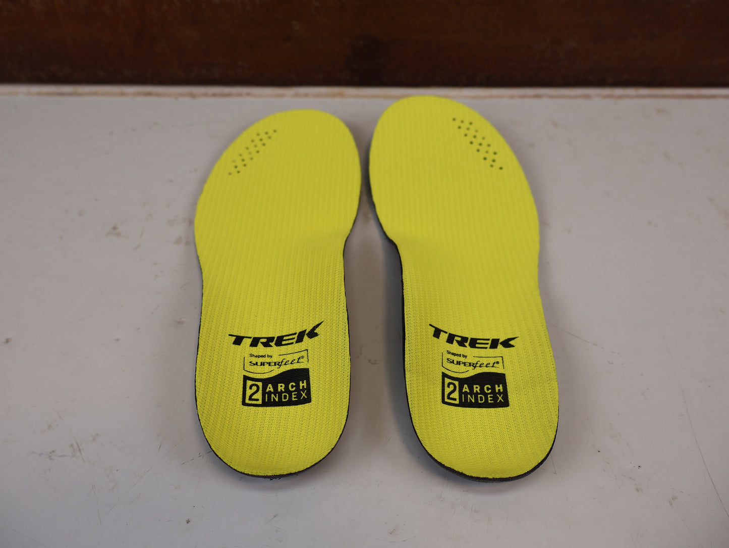 TREK BIODYNAMIC EINLEGESOHLEN / FAHRRADSCHUHE MITTELHOCH GELB