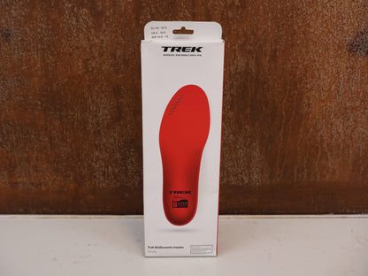 TREK BIODYNAMIC EINLEGESOHLEN / FAHRRADSCHUHE ERGONOMISCH FLACH ROT