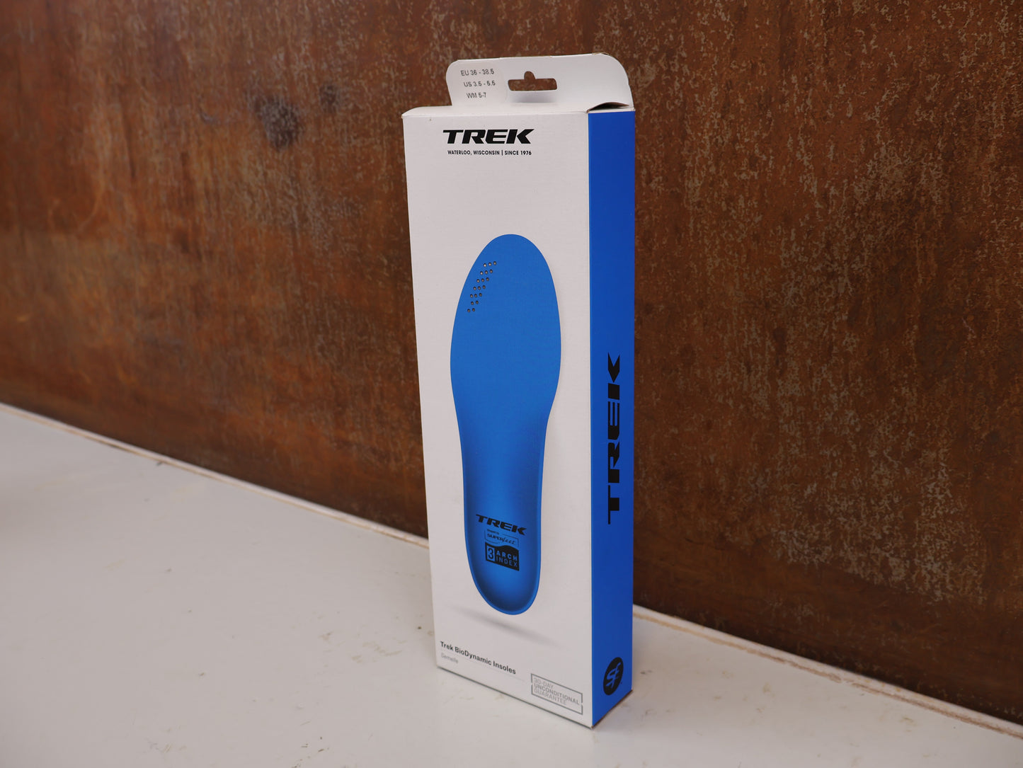 TREK BIODYNAMIC EINLEGESOHLEN / FAHRRADSCHUHE ERGONOMISCH HOCH BLAU