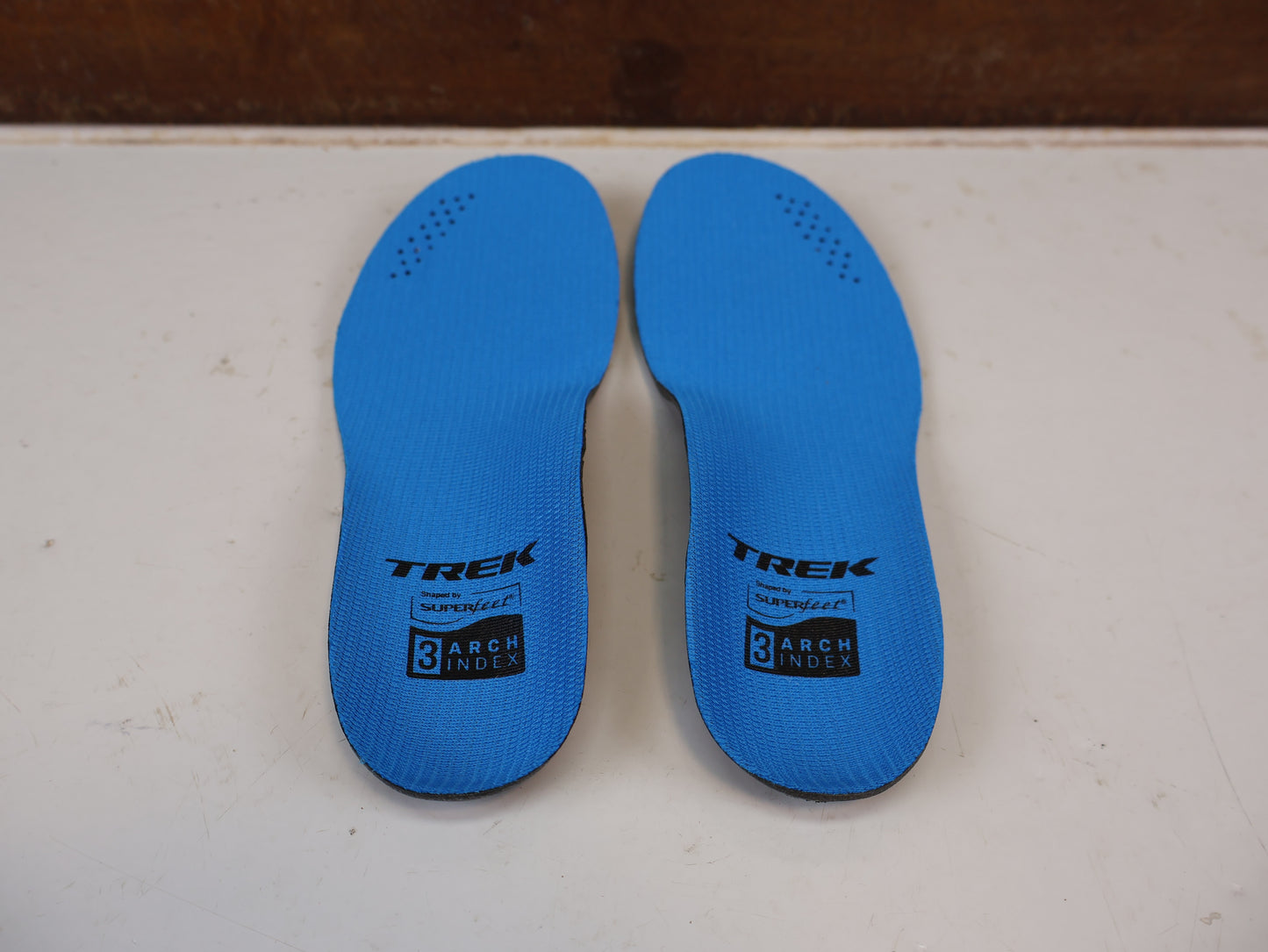 TREK BIODYNAMIC EINLEGESOHLEN / FAHRRADSCHUHE ERGONOMISCH HOCH BLAU