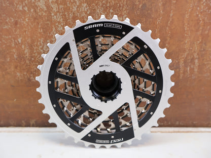 SRAM RED XG-1290 E1 KASSETTE 12-FACH 10-36T X-DOME SILVER