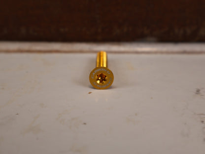 CARBON TI UPGRADE KIT SCHRAUBEN FLASCHENHALTER & TOP CAP GOLD