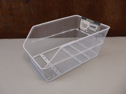 BASIL CENTO HINTERRADKORB WEISS GEPÄCKTRÄGER 45X31X21CM / HAN 2128017615