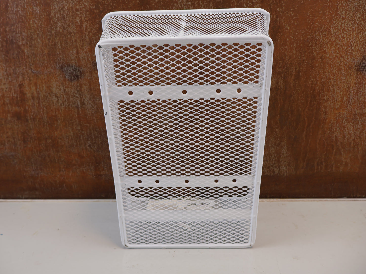 BASIL CENTO HINTERRADKORB WEISS GEPÄCKTRÄGER 45X31X21CM / HAN 2128017615