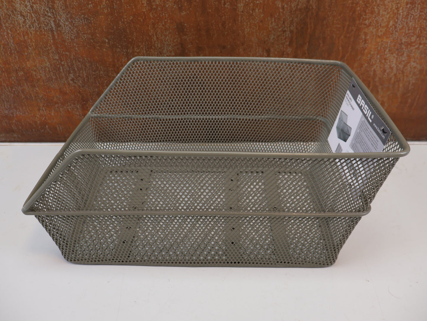 BASIL CENTO HINTERRADKORB L OLIVE GREEN GEPÄCKTRÄGER / HAN 11341
