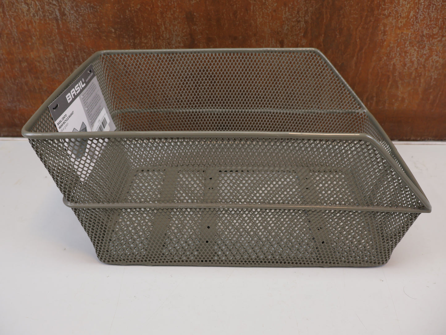 BASIL CENTO HINTERRADKORB L OLIVE GREEN GEPÄCKTRÄGER / HAN 11341