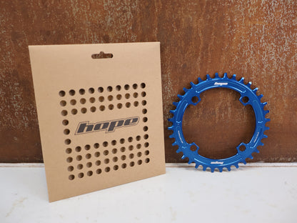 HOPE KETTENBLATT 104 BCD 36 ZÄHNE BLAU 4-ARM RR3622B