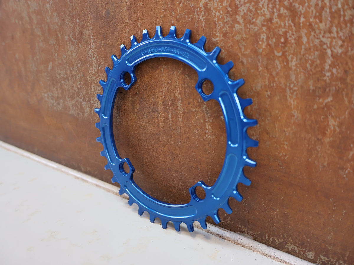 HOPE KETTENBLATT 104 BCD 36 ZÄHNE BLAU 4-ARM RR3622B