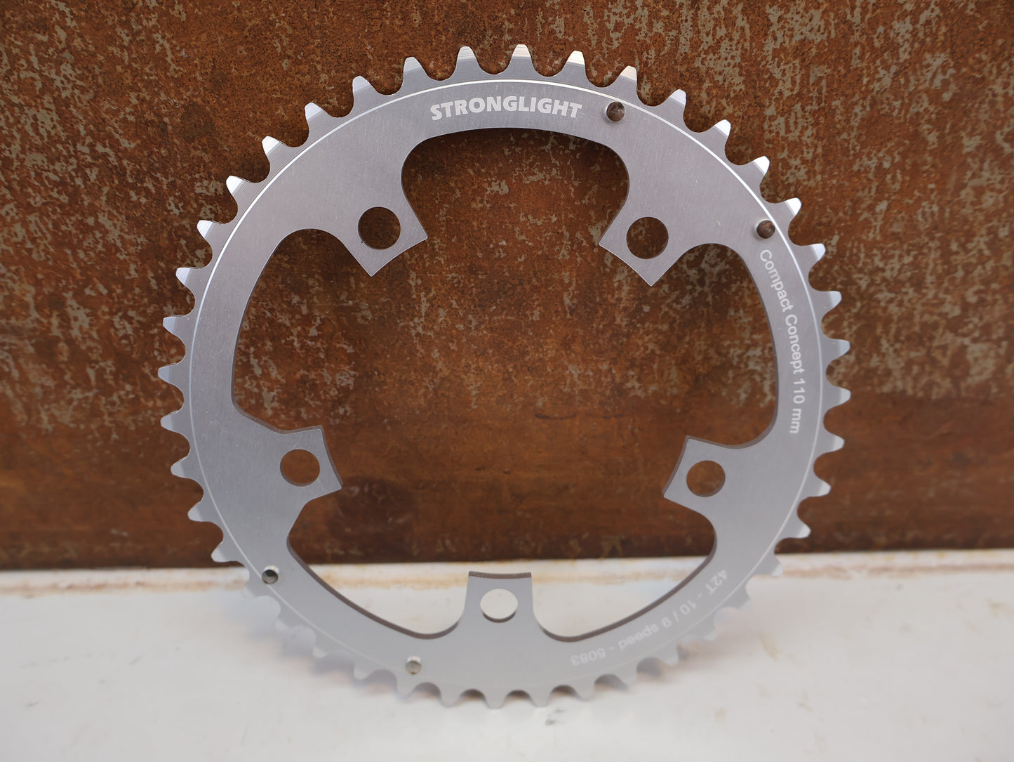 STRONGLIGHT KETTENBLATT TYPE 110 S 42Z SILBER 5-ARM / HAN 266009