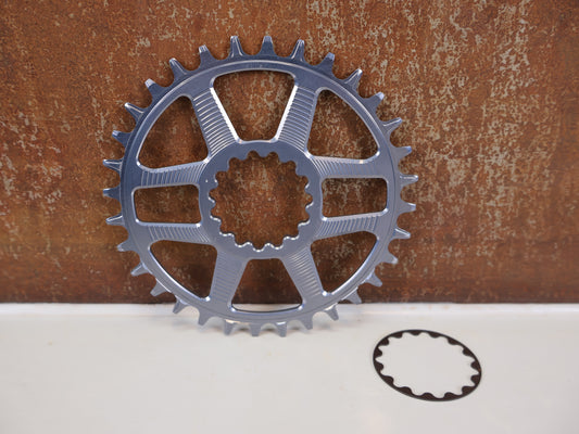 E*THIRTEEN HELIX KETTENBLATT / 32Z / DIRECT MOUNT / GREY / 52-55MM CL