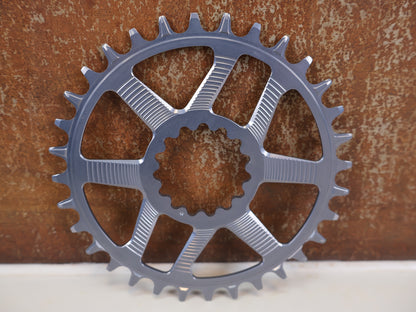 E*THIRTEEN HELIX CHAINRING / 32T / DIRECT MOUNT / GREY / 52-55MM CL