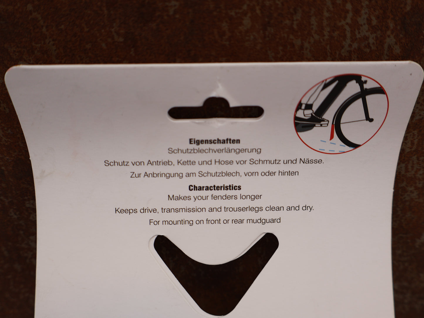 FAHRER E-BIKE LATZ SCHMUTZFÄNGER 60-65 MM SCHWARZ