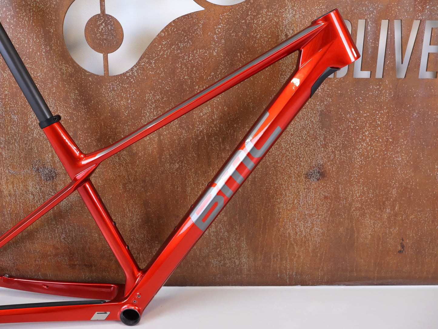 BMC TWOSTROKE 01 RAHMENSET / GRÖSSE L / RED GREY / PREMIUM CARBON / 1490G