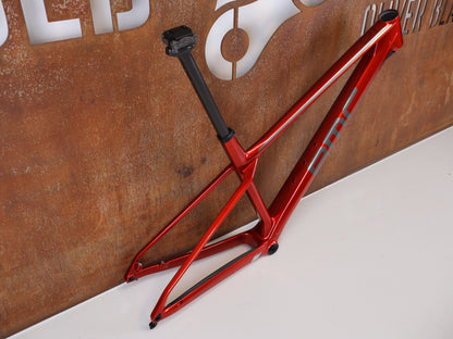 BMC TWOSTROKE 01 RAHMENSET / GRÖSSE L / RED GREY / PREMIUM CARBON / 1490G