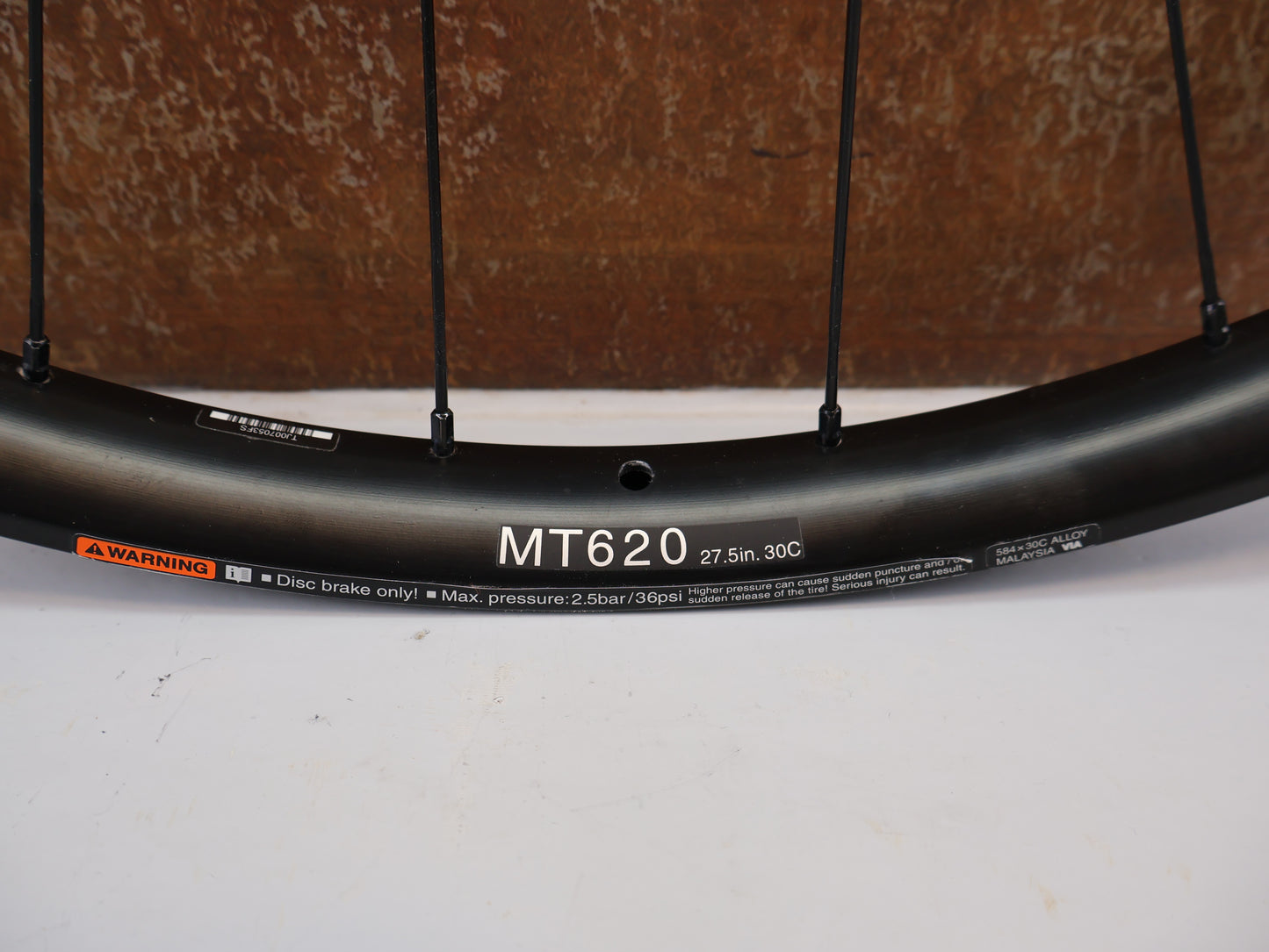 SHIMANO WH-MT620 VORDERRAD / 27,5 ZOLL / 30MM MAULWEITE / CENTER LOCK / BOOST
