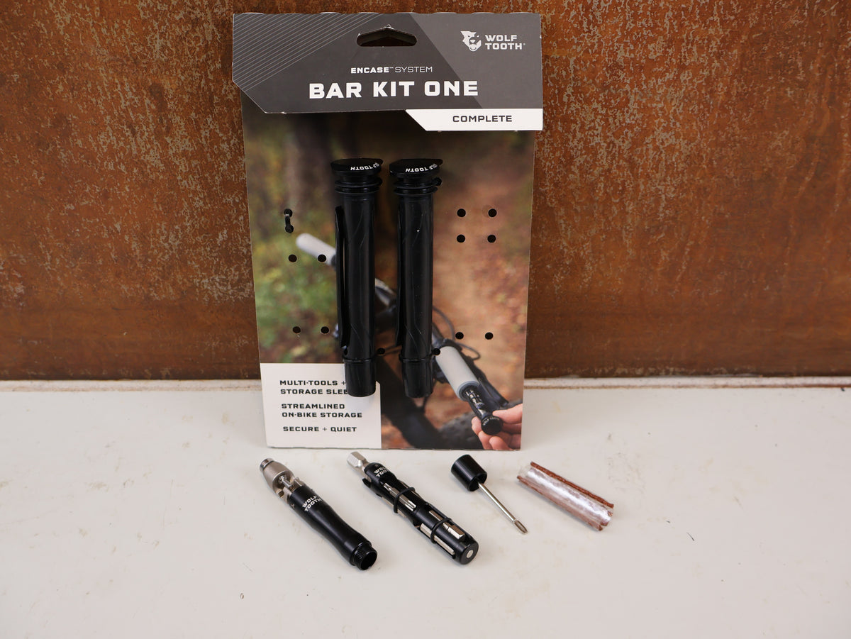 WOLF TOOTH ENCASE BAR KIT ONE MULTITOOL LENKER AUFBEWAHRUNG SCHWARZ