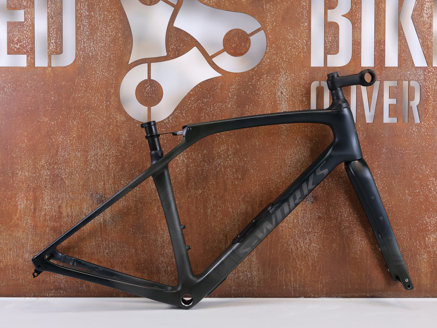 SPECIALIZED S-WORKS DIVERGE STR FRAMESET / FACT 11R CARBON / SIZE 58 / INCL. STEM