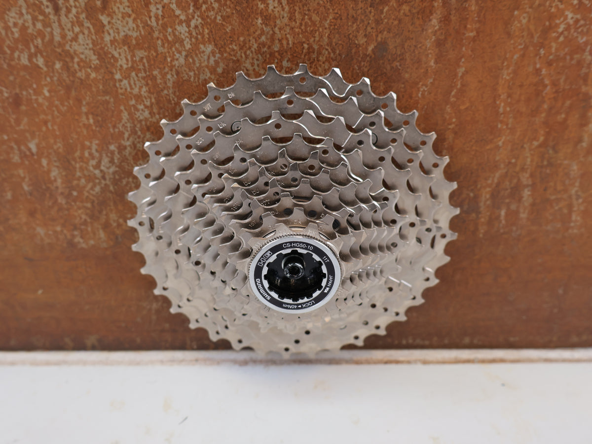SHIMANO CS-HG50 10-FACH KASSETTE 11-36 SILBER CS-HG50-10 MTB TREKKING