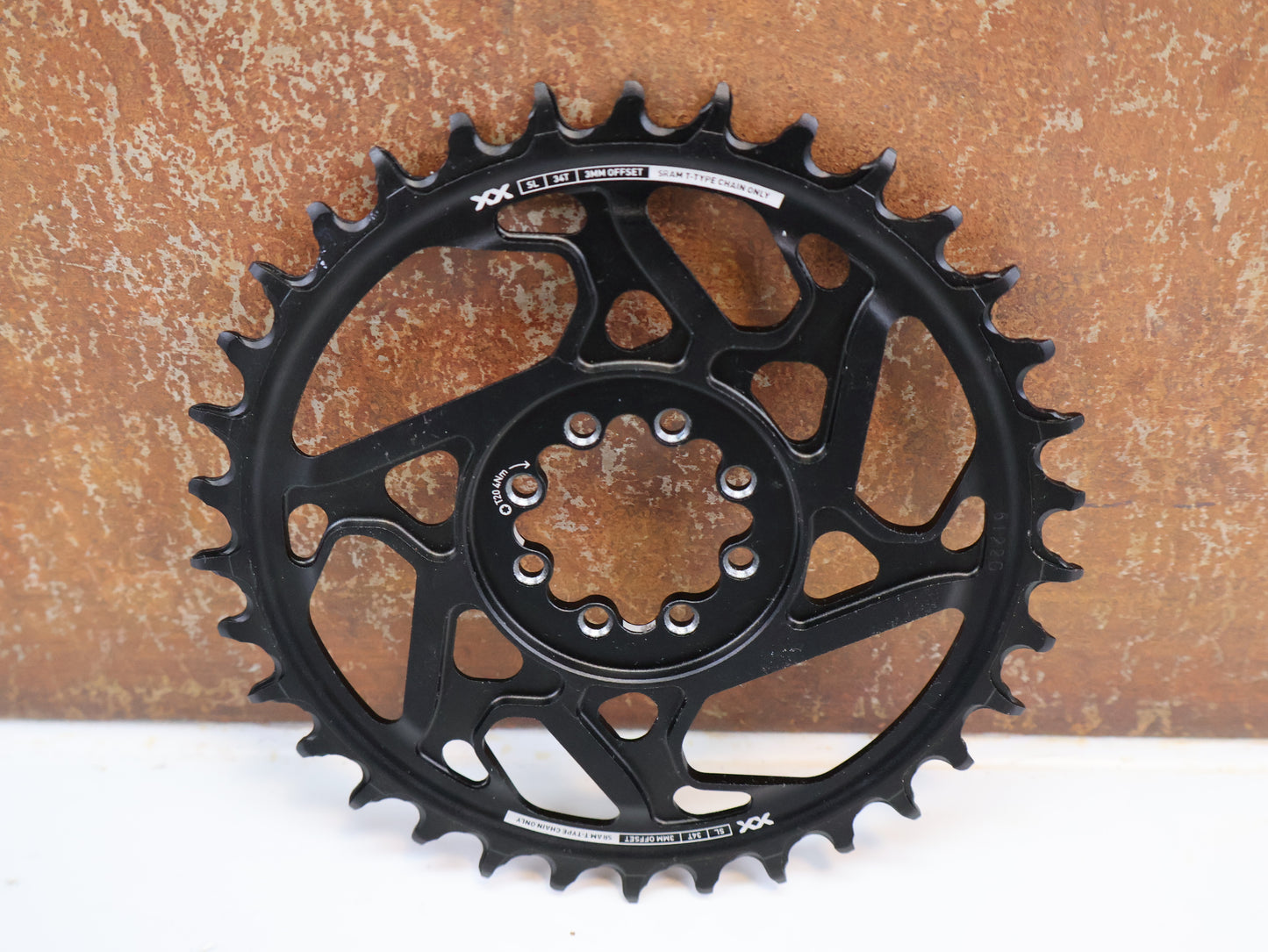 SRAM XX SL EAGLE T-TYPE KETTENBLATT / 34 ZÄHNE / 3MM OFFSET / 8-BOLT / 1X12-FACH