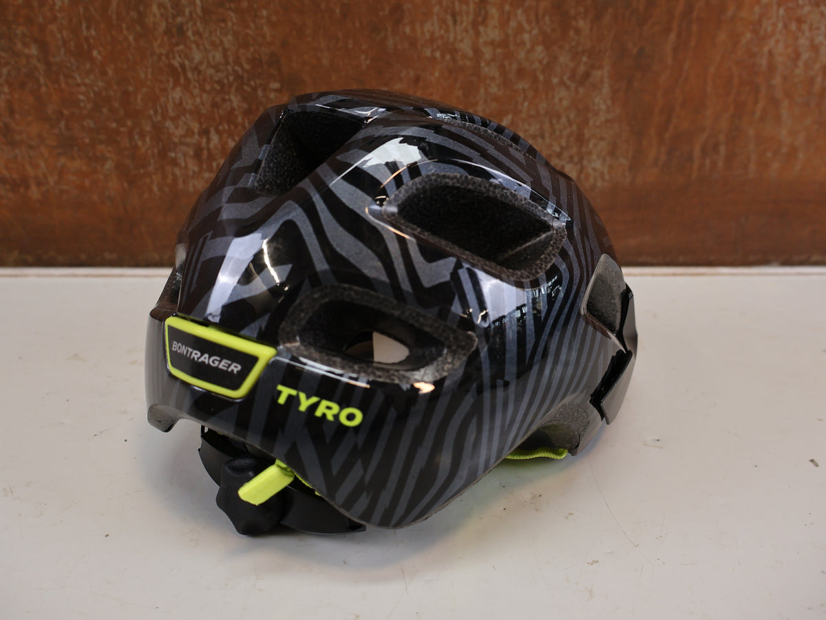 BONTRAGER TYRO KIDS HELM FIDLOCK 48-52CM SCHWARZ GELB 5255550