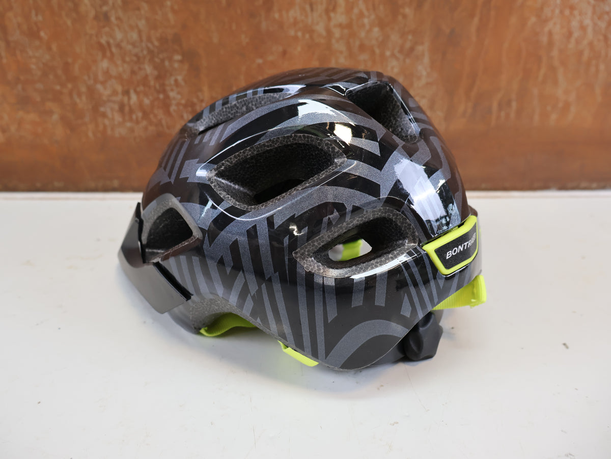 BONTRAGER TYRO KIDS HELM FIDLOCK 48-52CM SCHWARZ GELB 5255550