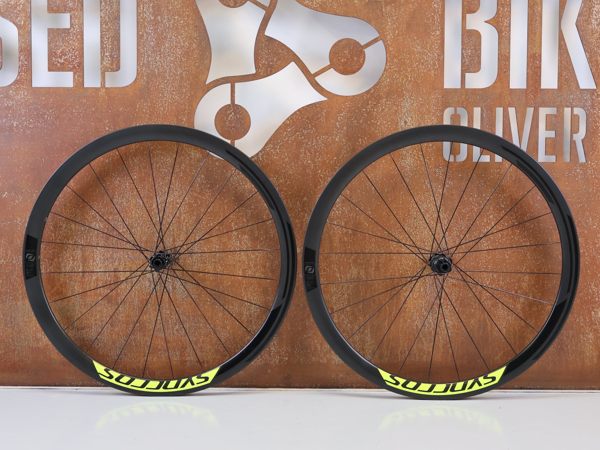 SYNCROS RP 1 0 DISC CARBON LAUFRADSATZ 38MM NEONGELB SRAM XDR –