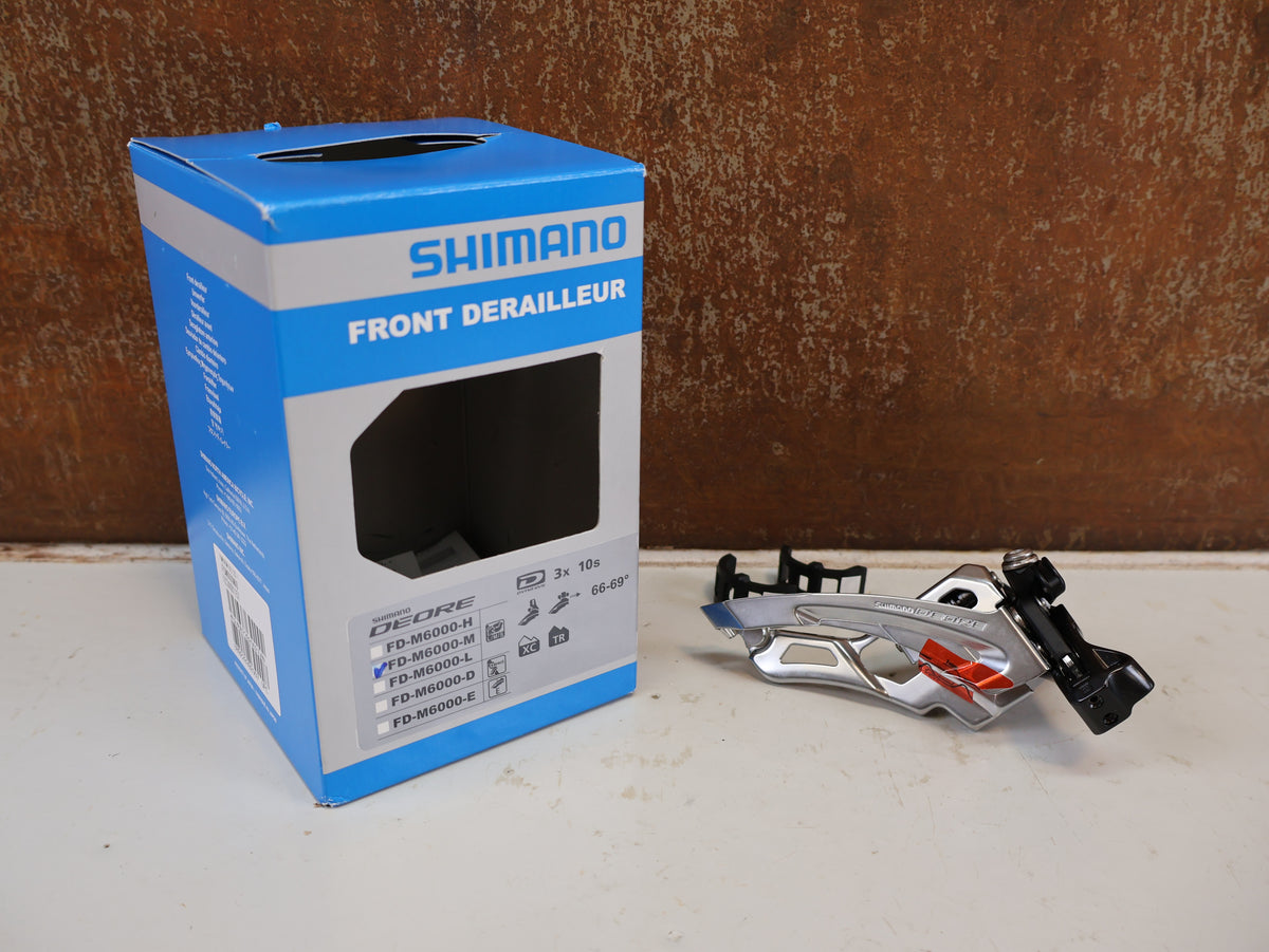 SHIMANO DEORE FD-M6000-M UMUMWERFER 3X10 SIDE SWING