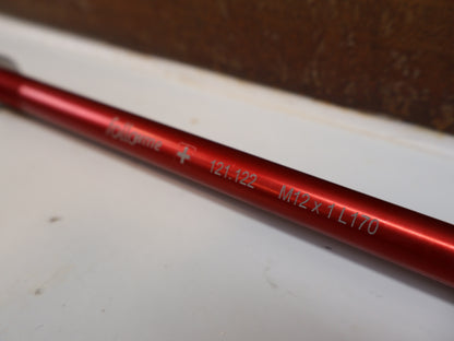 FOLLOWME THRU-AXLE M12X1.0X170 MM / ALUMINUM / RED / SYNTACE DT-SWISS BOOST