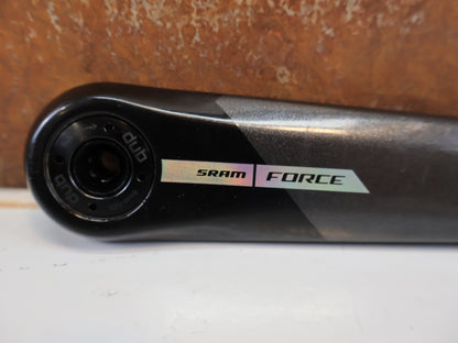 SRAM FORCE AXS MY24 DUB WIDE KURBELARME 172.5 MM CARBON GRAVEL ROAD