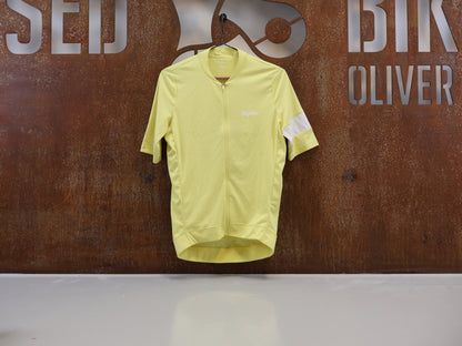 RAPHA CORE RADTRIKOT / HERREN / GRÖSSE S / YELLOW-WHITE / ATMUNGSAKTIV