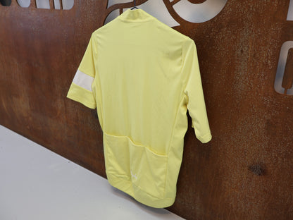 RAPHA CORE RADTRIKOT / HERREN / GRÖSSE S / YELLOW-WHITE / ATMUNGSAKTIV